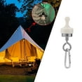 thumbnail image 4 of DOLITY Crochets Robustes Boucle de Tente de Camping pour Explorer Jardin Extérieur Blanc, 4 of 9