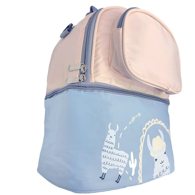 Lonchera Térmico Aislamiento Frio O Calor Trabajo Escolar Llama Azul Ecobaby Original