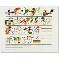 thumbnail image 1 of Ceramic Tile Mural-Wassily Kandinsky Abstract Tile Mural House Remodeling. 60" w x 48" h using (20) 12 x 12 ceramic tiles, 1 of 3