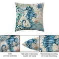 thumbnail image 3 of Merzam 18” x 18” Mediterranean Style Waterproof Polyester Decorative Pillow Covers, 4-count, 3 of 6