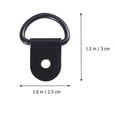 thumbnail image 2 of ELAYARD 30Pcs Iron Photo Frame Hanging Hooks Black D Ring Picture Frame Accessories for Decor, 2 of 7