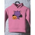 thumbnail image 3 of Cute Spookitty W Pumpkin Hoodie Toddler -Image by Shutterstock,  5 Toddler, 3 of 4