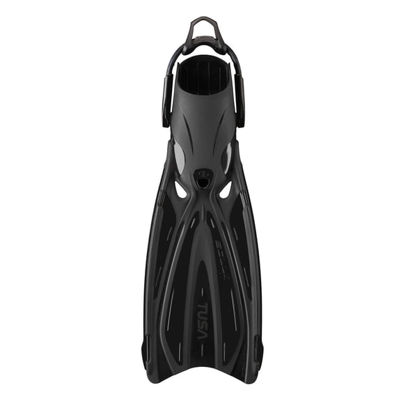 Tusa Solla Diving Fins with Bungee (Black, Large-X-Large)