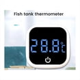thumbnail image 2 of Termómetro Autoadhesivo para Acuario de 0 A 60 ℃, Minitermómetro Digital LCD para Pecera, Monitor de Pantalla de Temperatura para Terrario, 2 of 5