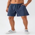 thumbnail image 6 of LYMAYTER S-2XL Men's Quick Dry Shorts Breathable Shorts Loose Shorts Sports Shorts, 6 of 8