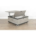 thumbnail image 3 of Sunny Designs Mahogany Wood Coffee Table with Lift Top and Casters - Alpine Gray, 3 of 4