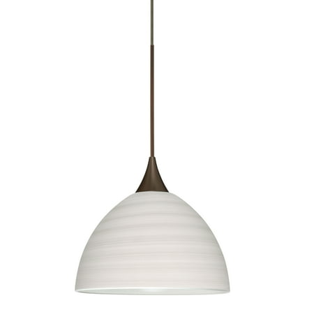 

Besa Lighting 1Xt-4679Kr Brella 1 Light Halogen Cord-Hung Mini Pendant - Bronze