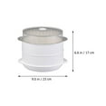 thumbnail image 4 of 1 Set Food Steamer Double-layer Kitchen Microwave Oven Steamer Food Cookware, 4 of 6