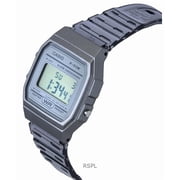 Casio F-91WS-8 Youth Quartz Unisex Digital Watch, Clear Gray