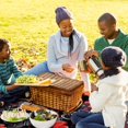 thumbnail image 6 of Valentine's Day Outdoor Canvas Picnic Blanket Lightweight Foldable Waterproof Beach Mat with Carrying Strap and Pocket - Camping, Hiking, and Picnics!, 6 of 6