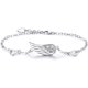 thumbnail image 1 of Pulsera de plata con alas de ángel para mujer, plata de ley 925, cadena ajustable, pulsera chapada en oro blanco con diamantes, regalo para el día de la madre para mujeres y niñas, 1 of 5