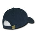 thumbnail image 3 of Decky 112 6 Panel Low Profile Relaxed Brushed Cotton Dad Hat-Navy, 3 of 3
