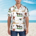 thumbnail image 4 of Daiia Cute Farm Hawaiian Shirt for Men Gentle Cotton Regular Short Sleeve Casual-X-Large, 4 of 9