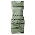 thumbnail image 4 of kytmyeq Fashion Women's Summer Round Neck Casual Fashion Printed Pullover Sleeveless Dress, 4 of 5