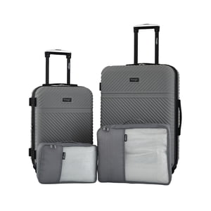 Wrangler 4-Piece Expandable Hardside Spinner Luggage Set