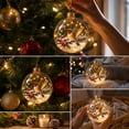 thumbnail image 4 of Lighted Christmas Ball Ornaments Battery Operated LED Glowing Xmas Tree Baubles For Holiday Window Ceiling Decor, 4 of 8