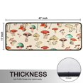 thumbnail image 5 of Kitchen Rugs Sets Of 2,Red Mushroom Light Pattern Anti Fatigue Kitchen Mat Rugs Non Slip Washable,Decorative Kitchen Floor Mats for Kitchen,Sink,Laundry,17"x47"+17"x47", 5 of 5