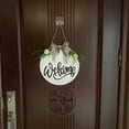 thumbnail image 4 of Welcome  Sign Garland Wood Board Pendant Easter Decoration Home Door Wall Hanging Pendant, 4 of 8