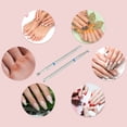 thumbnail image 6 of Unique Bargains 1 Set Nail Drill Bits Resistant Tungsten Steel for Nail Polishing Peeling Silver Tone Blue, 6 of 6