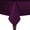 Aubergine, variant on Ultimate Textile Reversible Shantung Satin - Majestic 60 x 60-Inch Square Tablecloth