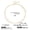 JDN0305024, variant on Faty-T Dainty Gold Necklace For Women 18k Gold Plated Full CZ Pendant Necklace Handmade Necklace Jewelry Everyday Wear