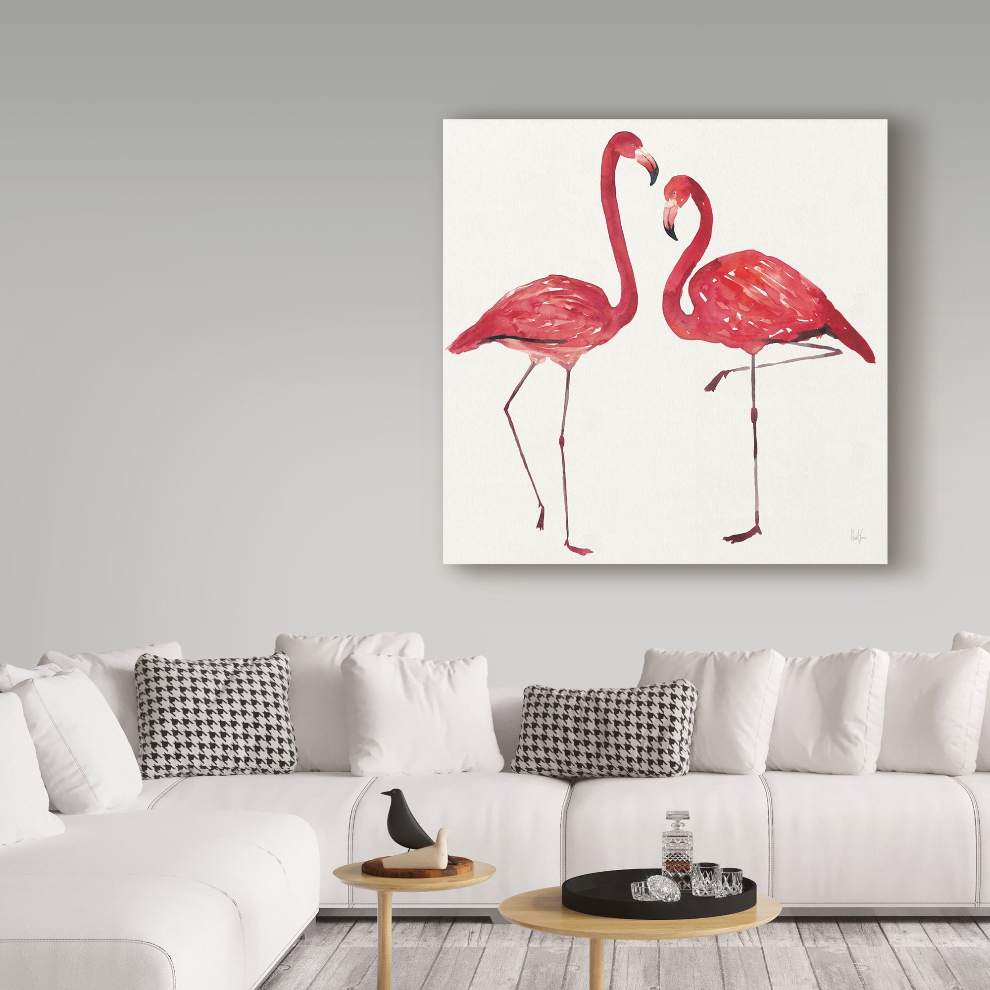 Trademark Fine Art 'Tropical Fun Bird IV' Canvas Art by Harriet Sussman