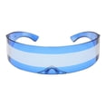 thumbnail image 2 of Traje de Fiesta para Cosplay con Gafas de Estilo Futurista en Azul 5 piezas, 2 of 8