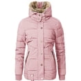 thumbnail image 3 of Winter Women Wool Warm Jacket Hooded Zipper Coat Outwear, 3 of 5