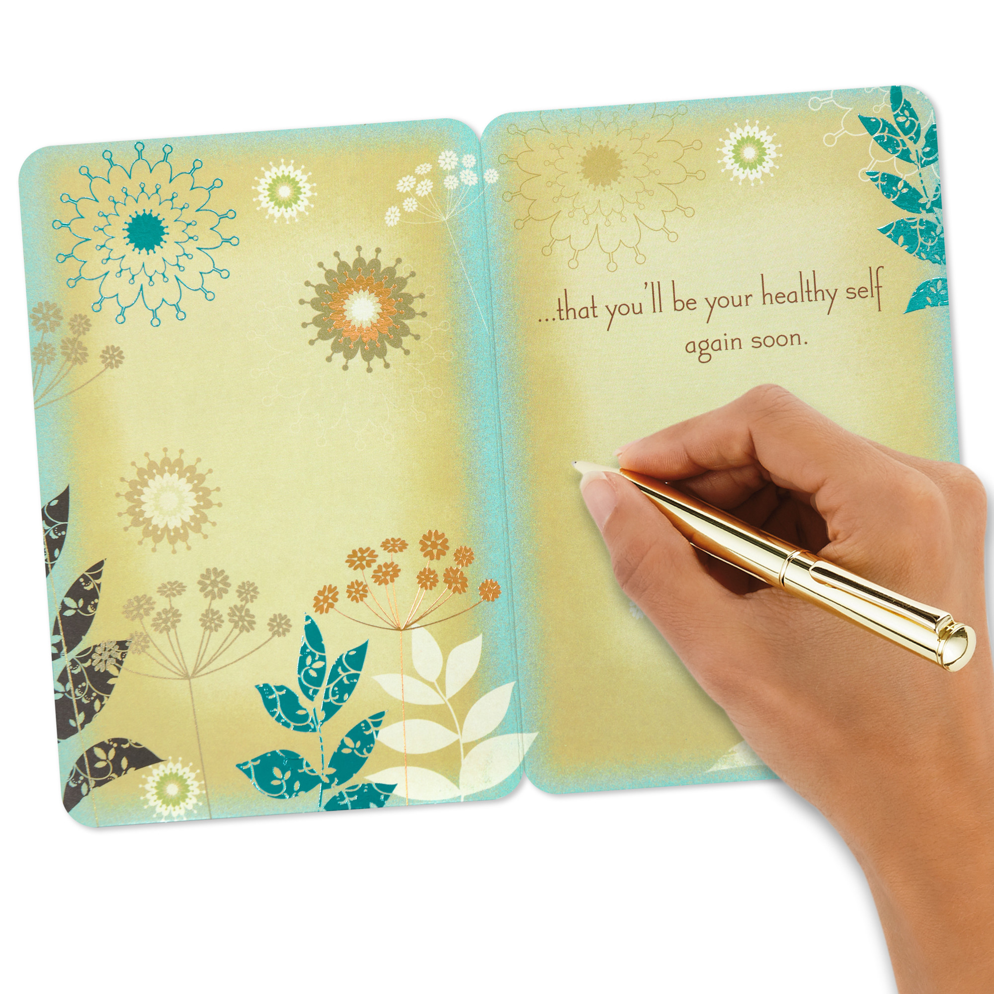 Hallmark Get Well Card (Sending Healing Thoughts)