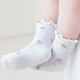 thumbnail image 2 of fatyb Toddler Baby Mesh Socks Infant Thin Cotton Crew Socks Newborn No Show Kids Socks for Boys Girls, 2 of 4