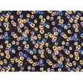 thumbnail image 2 of Zelouf Danielle Stretch Satin Print  , Sewing, DIY, Crafts Fabric by the Yard, 359 Fush/yellow, 50 Yard, 2 of 2