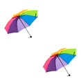 thumbnail image 4 of Guardoinrt Haute Densité Impact Tissu Parapluie Pliant Robuste et Durable pour Arc-en-Ciel Coloré 2Set, 4 of 6