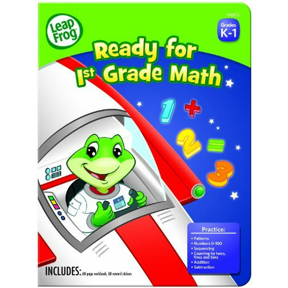 LeapFrog Ready for 1st Grade Math Workbook - Walmart.com - Walmart.com