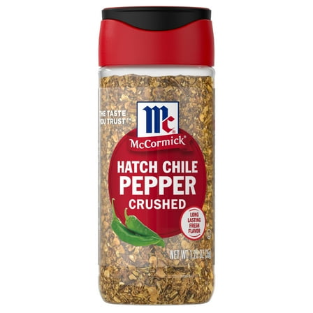 McCormick Crushed Hatch Chile Pepper, 1.25 oz Bottle