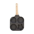 thumbnail image 4 of Poêle pour Cuiseur d'Oeufs, Poêle à Frire Compartimentée pour Gril, Batterie de Cuisine, 4 Trous, Poêle Compartimentée, Noir, 4 of 9