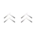 thumbnail image 1 of Youkk 2pack/lot Non-deformable Stepladders – Easy Installation Durable And Reliable Exquisite Craft White 34cm 2 pcs 2Set, 1 of 1