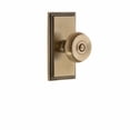 thumbnail image 6 of Grandeur 812334 Carre Solid Brass Rose Passage Door Knob Set - Brass, 6 of 6