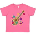 thumbnail image 3 of Inktastic Acoustic Guitar with Colorful Flowers Boys or Girls Toddler T-Shirt, 3 of 5