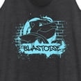 thumbnail image 2 of Women's Pokemon Blastoise Paint Splatter  Racerback Tank Top Black Heather 2X Large, 2 of 4