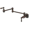thumbnail image 2 of Pioneer Faucets 2AM600-BN Americana Wall Mounted Dual Handle 21-7/8" Reach Pot Filler, 2 of 5