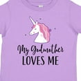 thumbnail image 4 of Inktastic My Godmother Loves Me Unicorn Girls Toddler T-Shirt, 4 of 5