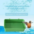thumbnail image 5 of 2 Pcs Bird Bathtub Parrot Parakeets Shower Bird Feeder for Cage Bathtub Box for Small Bird Parrot,Green, 5 of 12