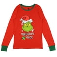 thumbnail image 3 of Dr. Seuss The Grinch Pajamas Women's Long Sleeve Shirt and Jogger Pant Set Tall, 3 of 5