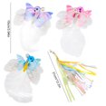 thumbnail image 3 of Cat Wand Refills Cute 4PCS Soft Kitten Teaser Replacement Bell Pet Toys for Cat, 3 of 10