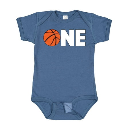 

Inktastic One- Basketball First Birthday Gift Baby Boy or Baby Girl Bodysuit