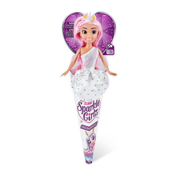 Sparkle Girlz Unicorn Cone Doll by ZURU for Ages 3-99