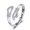 Alwayswithyou, variant on Creative Love Hug Hands Diamond-studded Ring Female