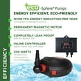thumbnail image 3 of Alpine Corp PUR5400C 33 ft. Eco-Sphere Pump with Controller Cord, 3 of 5
