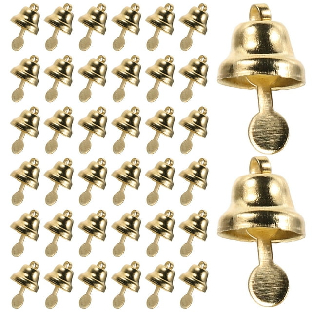 unbranded 100Ud De Hierro Doradas Para Artesanías Y Adornos Navideños Con Sonido Alegre