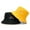 Black&Yellow Strawberry, variant on Double-sided Bucket Hat Fisherman's Cap Men Women Embroidery Pattern Cotton